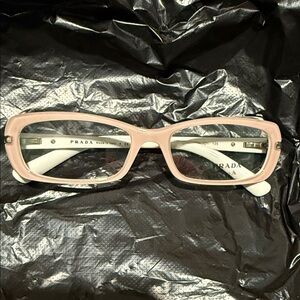 Prada Women's Glasses in Soft Pink